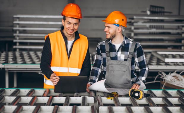 Selective focus young man handshake with someone at office